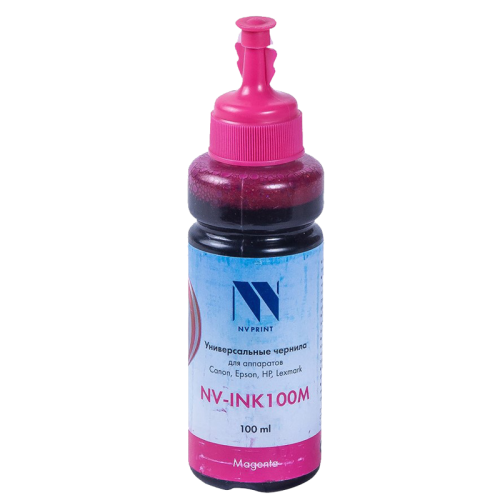 -/ Чернила NVP универсальные на водной основе для Сanon, Epson, НР, Lexmark (100 ml) Magenta