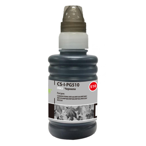 -/ Чернила Cactus CS-I-PG510 черный 100мл для Canon Pixma MP240/MP250/MP260/MP270
