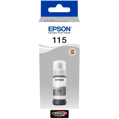 Чернила/ Epson 115 EcoTank Grey ink bottle
