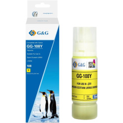 Чернила G&G GG-108Y C13T09C44A желтый70мл для Epson Ecotank L8050/L18050