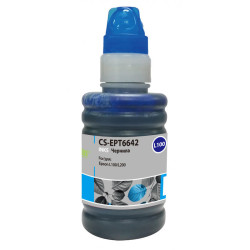 -/ Чернила Cactus CS-EPT6642 T6642 голубой 100мл для Epson L100/L110/L120/L132/L200/L210/L222/L300/L312