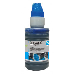 -/ Чернила Cactus CS-I-C9352C голубой 100мл для HP DJ 3920/3940/D1360/D1460/D1470/D1560/D2330/D2430