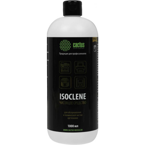 Спирт изопропиловый Cactus CS-ISOCLENE1 для очистки техники 1л.