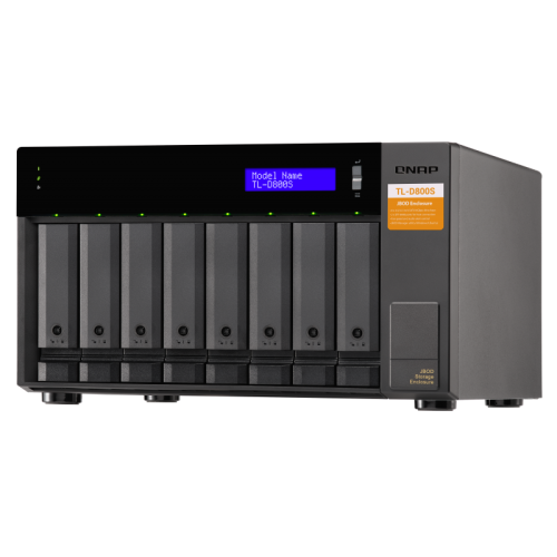 Полка расширения сетевого хранилища без дисков/ SMB QNAP TL-D800S SATA expansion enclosure, 8-tray 3,5 Полка расширения сетевого хранилища без дисков/ SMB QNAP TL-D800S SATA expansion enclosure, 8-tray 3,5