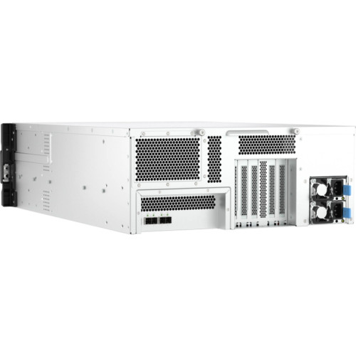 Полка расширения сетевого хранилища без дисков/ ENTERPRISE QNAP TL-R2400PES-RP PCIe Interface JBOD expansion module, 24 bays 3.5 Полка расширения сетевого хранилища без дисков/ ENTERPRISE QNAP TL-R2400PES-RP PCIe Interface JBOD expansion module, 24 bays 3.5