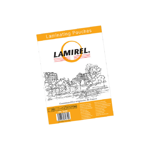 Пленка для ламинирования  Lamirel А5, 100мкм, 100 шт.