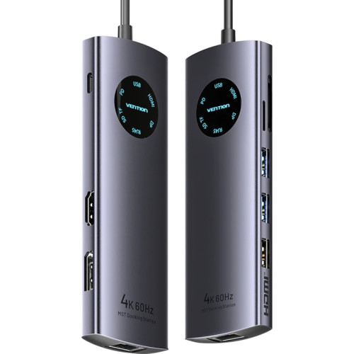 Мультифункциональный хаб Vention USB-C 9 в 1 Мультифункциональный хаб Vention USB-C 9 в 1
