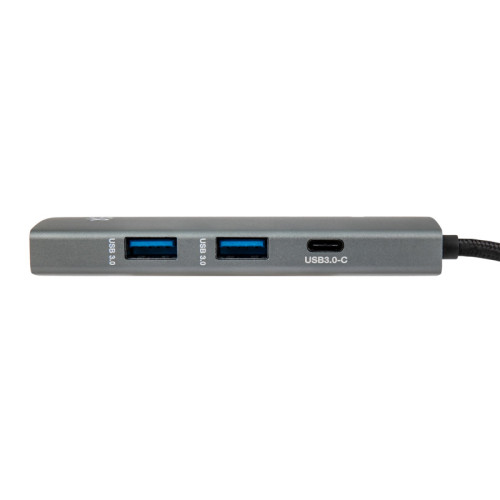 Док-станция/ Docking station HIPER USB-C HUB 6in1 (1*USB-C 100W PD, 1*HDMI 4K@60Hz, 2*USB-A 3.0 (5Gbps data), 1*USB-C 3.0 (5Gbps data), 1*RJ45 Gb)