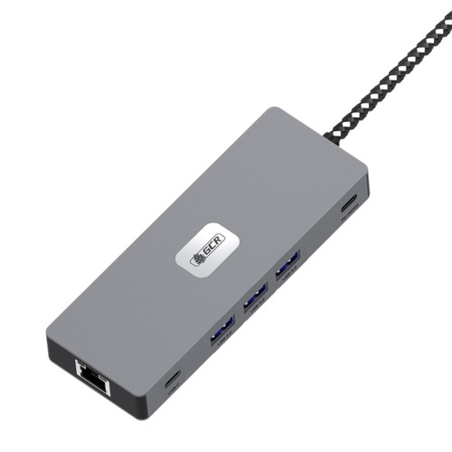 GCR PRO Док-станция 10в1 USB-C HUB на 3*USB3.0(USB 3.2 Gen 1) 5Gbps + 2*Type-C PD 100W + 2*HDMI 4K + RJ45 1000Mbps + TF/SD GCR PRO Док-станция 10в1 USB-C HUB на 3*USB3.0(USB 3.2 Gen 1) 5Gbps + 2*Type-C PD 100W + 2*HDMI 4K + RJ45 1000Mbps + TF/SD
