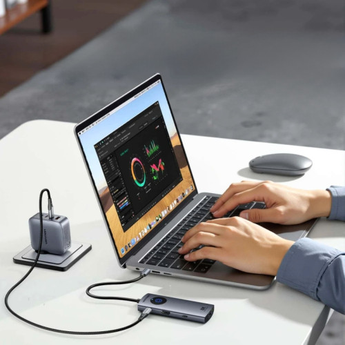 Мультифункциональный хаб Vention USB-C 6 в 1 HDMI 8K