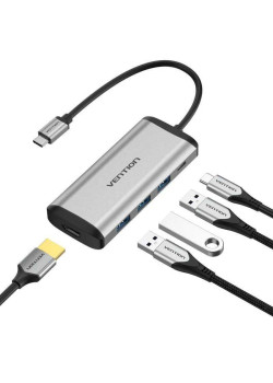 Мультифункциональный хаб Vention USB Type C 5 в 1