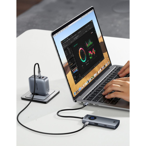 Мультифункциональный хаб Vention USB-C 5 в 1 HDMI 8K
