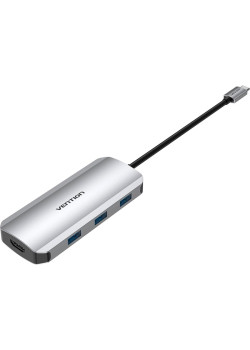 Мультифункциональный хаб Vention USB Type C 7 в 1
