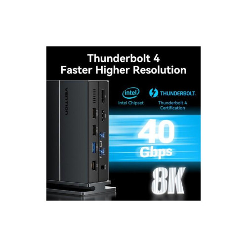 Мультифункциональная док-станция Vention USB Type C 14 в 1 с поддержкой Thunderbolt 4 Мультифункциональная док-станция Vention USB Type C 14 в 1 с поддержкой Thunderbolt 4