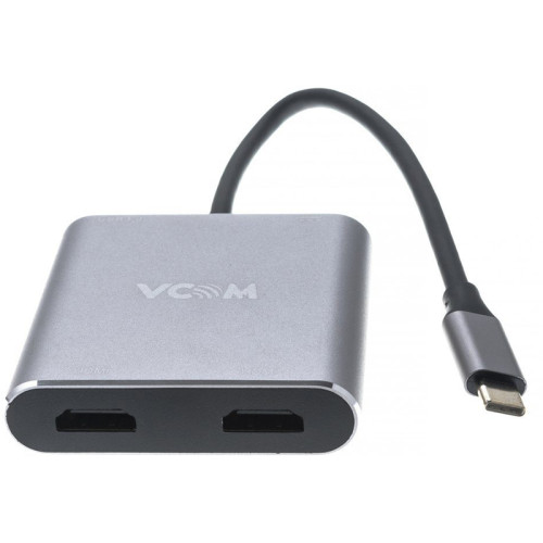 Кабель-адаптер/ Кабель-адаптер USB3.1 Type-CM-->2*HDMI+USB3.0+PD charging  VCOM <CU450>