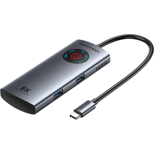 Мультифункциональный хаб Vention USB-C 5 в 1 HDMI 8K