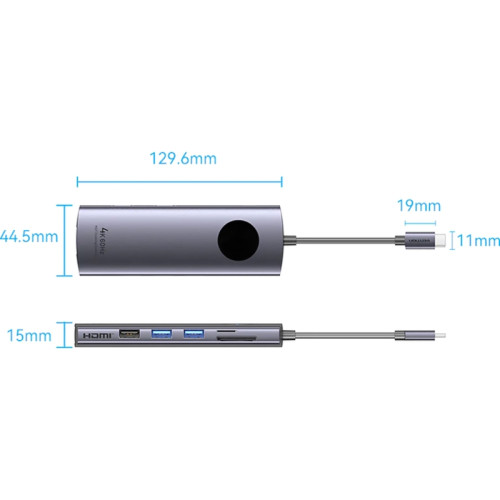 Мультифункциональный хаб Vention USB-C 9 в 1 Мультифункциональный хаб Vention USB-C 9 в 1