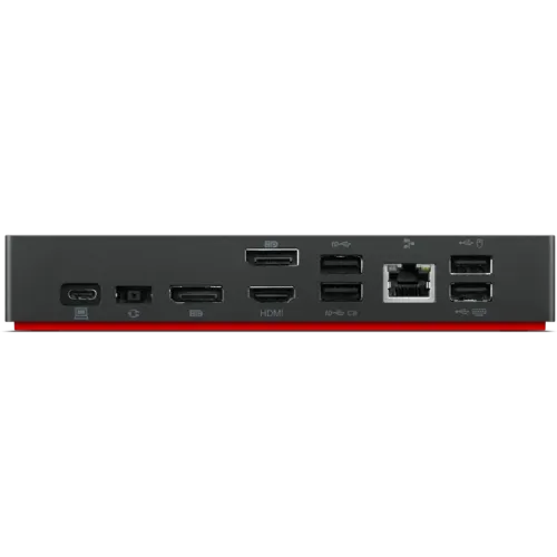 Док-станция/ Lenovo ThinkPad Universal USB-C Dock  (1x Gigabit Ethernet,  3x USB3.1, 2x USB2.0, 1x USB-C, 2x DP, 1x HDMI, 90W PSU) (2 pin PSU)