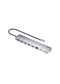Многопортовая док-станция 11-в-1 с портом USB-C и функцией сквозной передачи питания (Power Pass-Through)/ USB-C  Multiport with PD