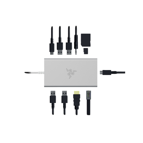 Док-станция Razer USB-C Dock - Mercury White/ Razer USB-C Dock - Mercury White