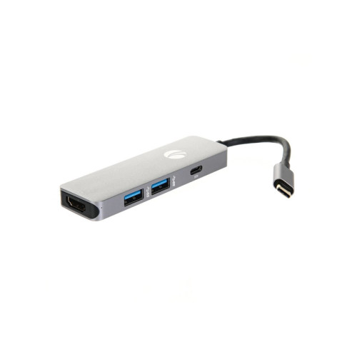 Кабель-адаптер/ Кабель-адаптер USB3.1 Type-CM-->HDMI+2*USB3.0+PDcharging docking space, Aluminum Shell, VCOM<CU429>