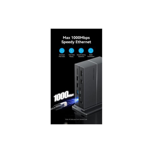 Мультифункциональная док-станция Vention USB Type C 14 в 1 с поддержкой Thunderbolt 4 Мультифункциональная док-станция Vention USB Type C 14 в 1 с поддержкой Thunderbolt 4