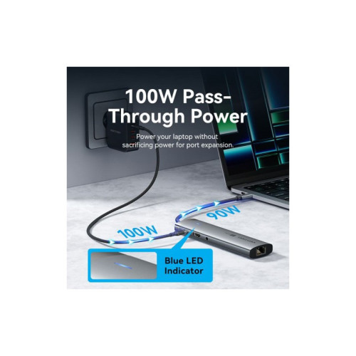Мультифункциональный хаб Vention USB-C 9 в 1, шт.
