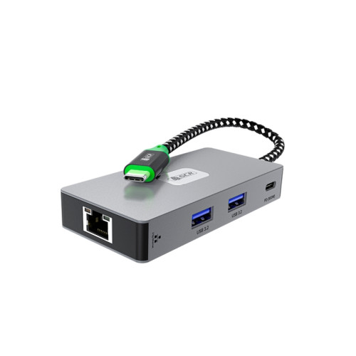 GCR PRO Док-станция 7в1 USB-C HUB на 2*USB3.2 10Gbps + Type-C PD 100W + HDMI 4K60Hz + RJ45 2.5G + TF/SD 3.0 GCR PRO Док-станция 7в1 USB-C HUB на 2*USB3.2 10Gbps + Type-C PD 100W + HDMI 4K60Hz + RJ45 2.5G + TF/SD 3.0