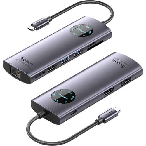 Мультифункциональный хаб Vention USB-C 9 в 1