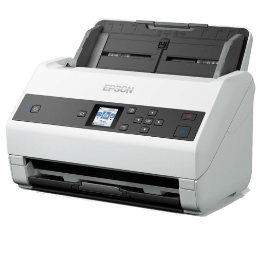 Сканер протяжный Epson WorkForce DS-870, CIS, A4, ч/б макс. 65 стр./мин, 600x600 dpi, дуплекс, USB (B11B250401)
