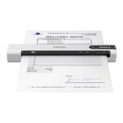 Сканер протяжный Epson WorkForce DS-80W, A4, CIS, 15 стр./мин