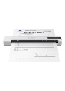 Сканер протяжный Epson WorkForce DS-80W, A4, CIS, 15 стр./мин