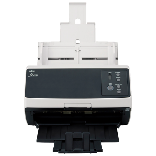 Сканер протяжный Fujitsu fi-8150, CIS, A4, ч/б макс. 50 стр./мин, 600x600 dpi, дуплекс, USB/Ethernet (PA03810-B101)