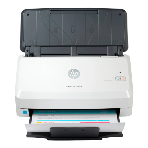 Сканер протяжный HP ScanJet Pro 2000 s2, CIS, A4, ч/б макс. 70 стр./мин, 600x600 dpi, дуплекс, USB (6FW06A)