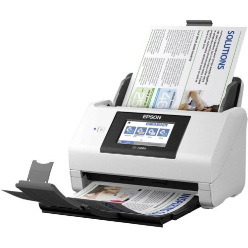 Сканер протяжный Epson WorkForce DS-790WN (B11B265401) A4 белый