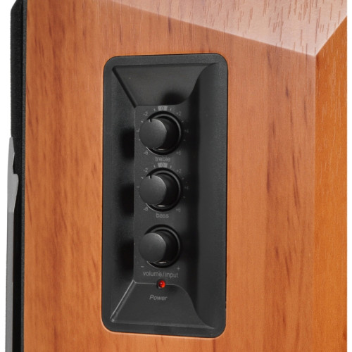 Акустическая система/ Колонки EDIFIER R1380DB Коричневый 21Вт+21Вт. Частотная характеристика: 55 Гц-20кГц. Входы: оптический, коаксиальный, линейный, Bluetooth. В комплекте: пульт ДУ, колночный кабель, кабель RCA-RCA, кабель 3.5мм-RCA, волоконно-оптически
