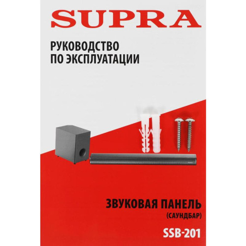 Саундбар/ Саундбар Supra SSB-201 2.1 40Вт+60Вт черный