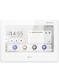 Видеодомофон Hikvision DS-KH9510-WTE1(B) белый