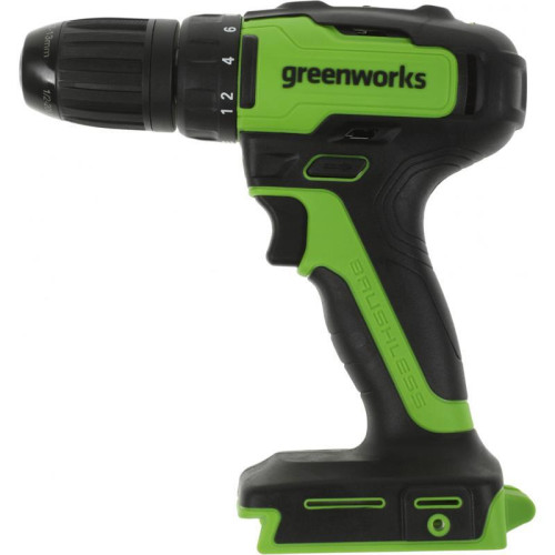 Дрель-шуруповерт Greenworks GD24DD35 аккум. патрон:быстрозажимной (3704007)