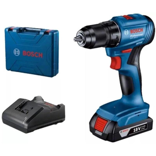 Дрель-шуруповерт Bosch GSB 185-LI аккум. патрон:быстрозажимной (кейс в комплекте) (06019K3101)