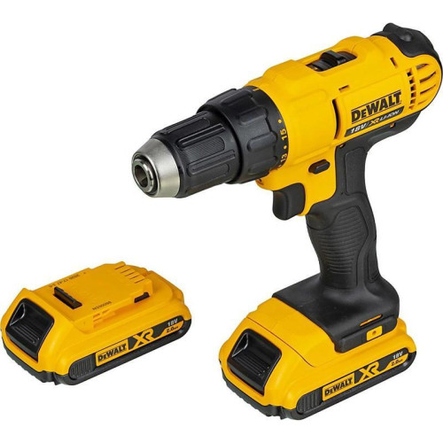 Дрель-шуруповерт DeWalt DCD771D2-KS аккум. патрон:быстрозажимной (кейс в комплекте)