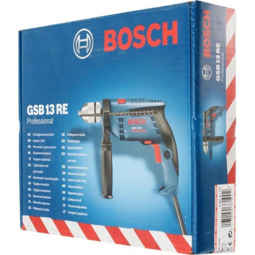 Дрель ударная Bosch GSB 13 RE Professional 600Вт патрон:быстрозажимной реверс (0601217100)