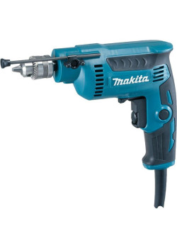 Дрель безударная Makita DP2010 370Вт ключевой реверс
