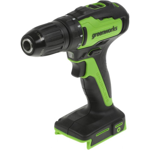 Дрель-шуруповерт Greenworks GD24DD35 аккум. патрон:быстрозажимной (3704007)
