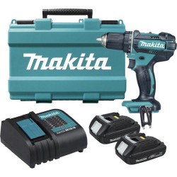 Дрель-шуруповерт Makita DHP482SYE аккум. патрон:быстрозажимной (кейс в комплекте)
