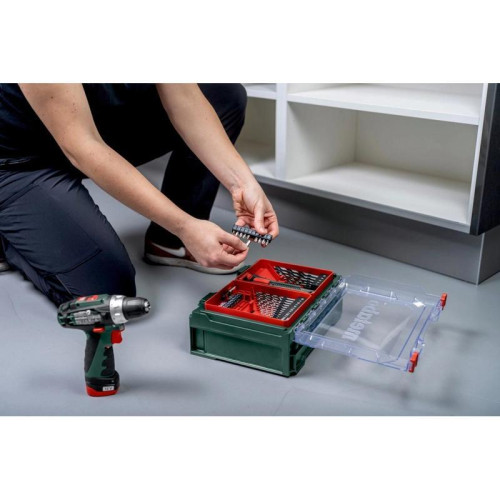 Дрель-шуруповерт Metabo Powermaxx BS Basic Set аккум. патрон:быстрозажимной (кейс в комплекте) (600080710)