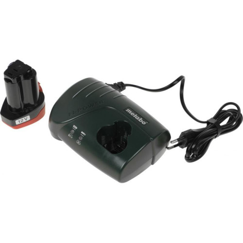 Дрель-шуруповерт Metabo Powermaxx BS Basic Set с набором оснастки аккум. патрон:быстрозажимной (кейс в комплекте) (600080880)