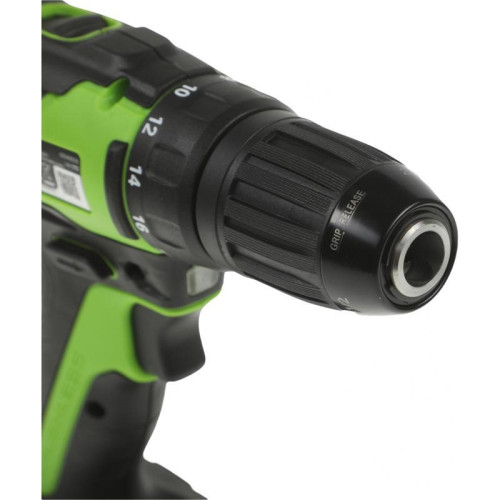 Дрель-шуруповерт Greenworks GD24DD35 аккум. патрон:быстрозажимной (3704007)