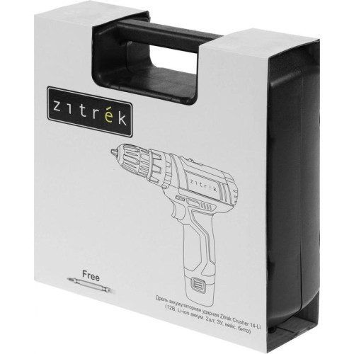 Дрель-шуруповерт Zitrek Crusher 14-Li аккум. патрон:быстрозажимной (кейс в комплекте) (063-4054)