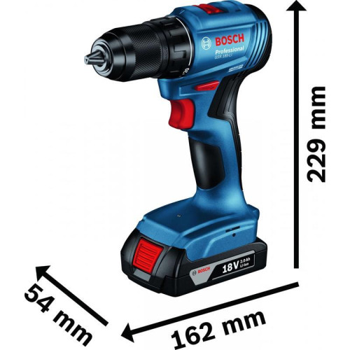 Дрель-шуруповерт Bosch GSR 185-LI аккум. патрон:быстрозажимной (06019K3005)